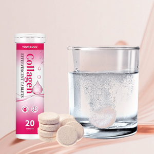 Özel Marka Vitamin Günlük Besin Bakım Takviyesi Kolajen Peptitleri Efervesan Tabletler Beyazlatıcı Güzellik Kolajen Tableti - Product Image 2