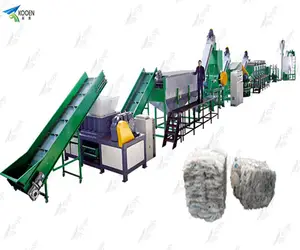 Best price discount cost HDPE PP hard rigid plastic bottles recycling line machines for pellets granules extruder