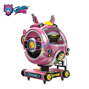 Máquina de Juego Infantil con <span class=keywords><strong>Movimiento</strong></span> de Avión Giratorio que Funciona con Monedas, Juego de Música Inmersivo para Dos Jugadores en Interiores - Product Image 3