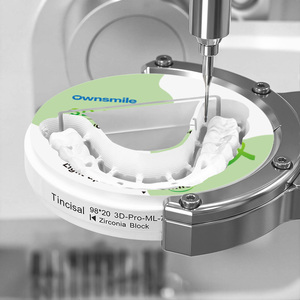 Machine de fraisage dentaire CNC 5 axes tout-en-un OWNSMILE pour prothèses dentaires, fonctionnement humide et sec - Product Image 3