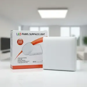 Set di 10 Pannelli LED Quadrati Bianchi da 18W Senza Bordi 6500K - Product Image 5