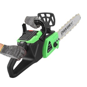 Electric Chainsaw 16 In Battery <b>Powered</b> Brushless Motor Cordless Logging <b>Saw</b> With Auto Lubrication And Chain Adjustment - Product Image 2