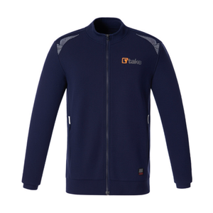 เสื้อสเวตเชิ้ตแบบซิปยาวปกติ สีกรมท่า ดีไซน์ซิปเต็มตัว - Product Image 2