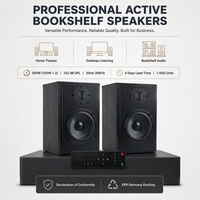 Nouveauté 2026 : Enceintes d'étagère Samtronic originales à audio haute résolution, avec woofer de 6,5 pouces, moniteur de studio amplifié /USB/