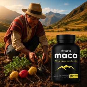 Gélules de Racine de Maca 1000mg pour Hommes et Femmes Complément à Base de Plantes pour Booster l'Énergie, l'Endurance & la Performance | Gélules de Maca Noire ODM - Product Image 3