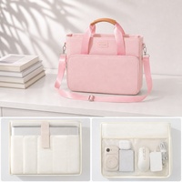 QET1172 Sac de transport portable pour ordinateur portable 14 pouces avec bandoulière réglable, sacoche de voyage pour femmes et hommes