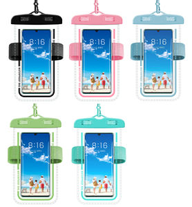 Brassard <span class=keywords><strong>Téléphone</strong></span> Étanche IPX8 en TPU avec Sifflet <span class=keywords><strong>de</strong></span> Survie 7.2 Pouces, Sac Étui Sec pour Mobile, Pouch <span class=keywords><strong>de</strong></span> Poignet pour Nage en Plein Air - Product Image 6