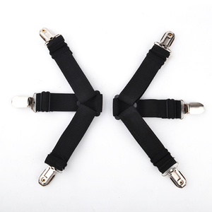 Hot Bán Có Thể Điều Chỉnh 4-Mảnh Thiết Lập Của Tấm Ga trải giường Chủ Clip Được Trang Bị Dây Đeo Gripper Fastener Bởi Nhà Sản Xuất Cho Nhà Dệt Sử Dụng - Product Image 2