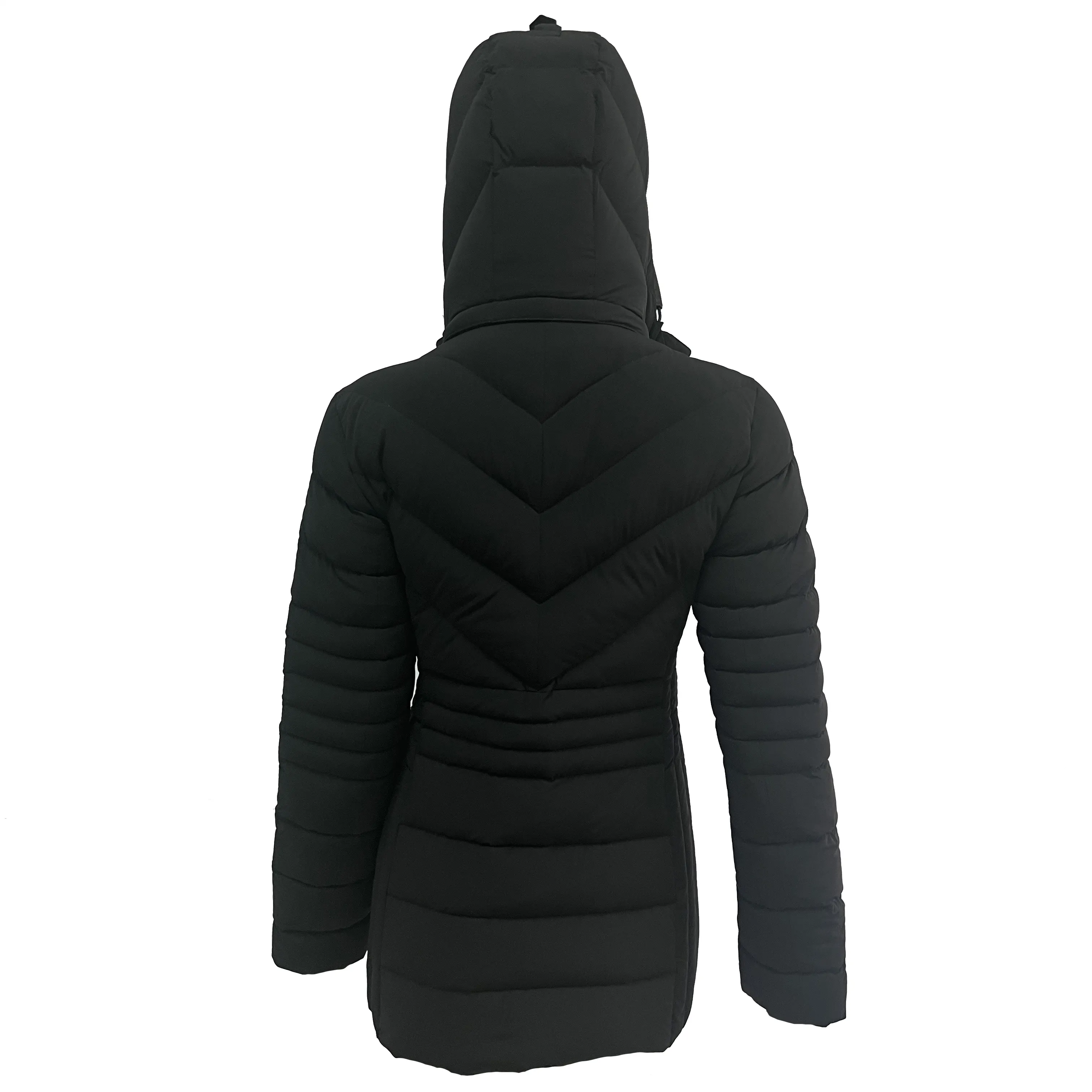 Съемная Женская куртка с капюшоном, зимняя пуховая куртка, гусиные женские пуховики