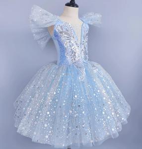 Nuevo Traje de <span class=keywords><strong>Ballet</strong></span> para <span class=keywords><strong>Niñas</strong></span> 2026, Vestido de Lentejuelas con Tirantes y Falda de Gasa para Actuaciones, <span class=keywords><strong>Ropa</strong></span> de Danza para <span class=keywords><strong>Niñas</strong></span> Pequeñas - Product Image 6