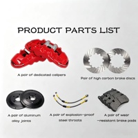 Kit d'étriers de frein à 6 pistons Performance 8520 avec disques de 380 mm pour jantes de 20 pouces, compatible BMW M5 M6 X5M X6M F10 F12 F85 F86 2012-2025