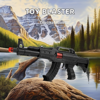 Jouets éducatifs amusants pour enfants bon marché Grande arme-mitraillette manuelle en plastique à inertie Sniper jouet avec pistolet sonore