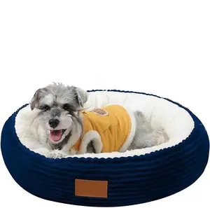 Customized Pet Bed Waterproof Washable And Warm Plush Pet Bed Manufacturer Cat And Dog Bed