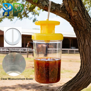 Reusable Outdoor Fly Trap Bottle Eco Friendly Fly Catcher No Poison Fly <strong>Killer</strong> for Garden Farm Patio Pest Control OEM - Product Image 5