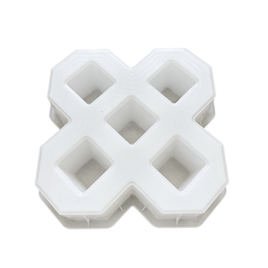 Moule de matériaux de construction en plastique, usine direct double huit caractères <span class=keywords><strong>brique</strong></span> d'herbe ciment - Product Image 2