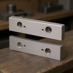 Mandril liso para tornillo de banco modular, juego de 2 piezas, ajuste de precisión - Product Image 3