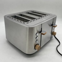 Ensemble bouilloire et grille-pain électrique avec manche en bois Fabricant d'appareils ménagers modernes nouveau design