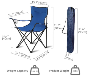 เก้าอี้ชายหาดพับได้ Woqi ปรับแต่งได้ น้ำหนักเบา พกพาสะดวก สำหรับตั้งแคมป์กลางแจ้ง พร้อมโลโก้ สำหรับใช้ในเวิร์คช็อปและตกปลา - Product Image 2