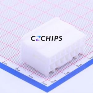 936199-1 Housing (Wire-to-Board / Wire-to-Wire) P=4mm Connector ( Jack Structure: 2x7P )( Pitch: 4mm )( Number of Rows: 2 ) - Product Image 2
