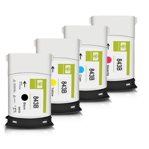 Cartucho de Tinta Supercolor para HP 843 B, Compatible con Impresoras HP PageWide XL 4000, 4100, 4500, 5000, 5100 - Product Image 1