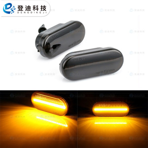 Volkswagen Multivan T5 Smoked LED Side Lights Fender Sequential Turn Signals 2003-2014 Retrofit Upgrade <b>ABS</b> Material - Product Image 3