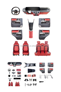 G Wagon W463 à W464 Kit de mise à niveau de l'intérieur du tableau de bord Ecran LCD du volant Housse de siège pour Mercedes Benz G Class G Wagon W463 - Product Image 2