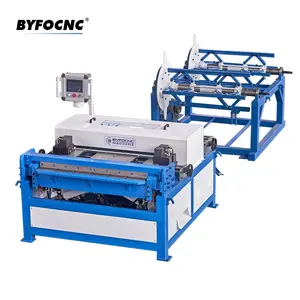 Linha de produção automática da máquina de fabricação do duct hvac para a indústria do hvac da ventilação