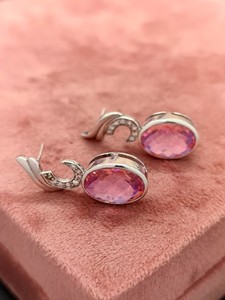 Boucles d'oreilles en quartz de feu naturel faites à la main, en argent sterling 925, bijoux vintage pour femmes, occasions spéciales - Product Image 5