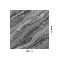 Carreaux de sol en porcelaine polie et émaillée 600x600 modernes, imitation pierre, couleur personnalisable, résistants aux acides, vente en gros