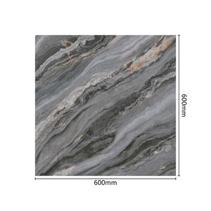 Venta al por Mayor de Baldosas de Porcelana para Piso, Cuadradas, Color Gris Mármol, 600x600, para Proyectos de Ingeniería, Baldosas de Porcelana Esmaltadas - Product Image 6