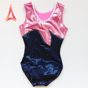 Offre Spéciale Enfants Filles Sans Manches Mystique Vagues Appliques Justaucorps De Gymnastique Personnalisé Broderie Logo - Product Image 2