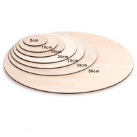 Super qualité 3mm tilleul contreplaqué inachevé 4 pouces disques en bois pour bricolage maison avion bateau bateau Arts artisanat peint à la main
