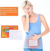 Échantillon gratuit Pack de chaleur jetable pour thérapie Période instantanée Soulagement de la douleur Compresse chauffante pour les menstruations Patch pour période chaude
