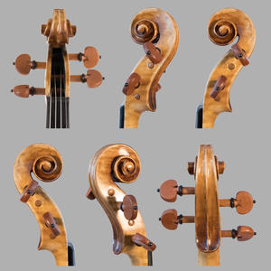 Guarneri king 1735 Le <span class=keywords><strong>Roi</strong></span> reproduit le violon fait main personnalisé en épicéa européen de haut niveau 4/4 - Product Image 2