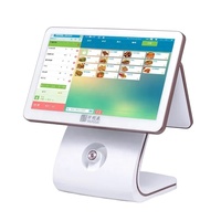 Terminal Punto de Venta con Pantalla Táctil de 15/15.6 Pulgadas para Restaurante, Comercio Minorista, Sistema POS Android, Caja Registradora