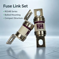Fusible semi-conducteur haute vitesse RGS4B 690V 300A AR 50kA, fusible céramique à connexion par boulon IEC 60269-4 pour thyristor