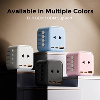 Adaptateur de voyage universel Worldplug, tous ports, charge rapide 20W, prise internationale, chargeur de voyage mondial US UK EU AUS