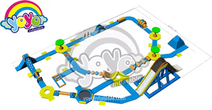 Parque Acuático Inflable Flotante Fácil de Instalar, Incluye Bolsa de Almacenamiento, Parque Acuático Comercial - Product Image 3