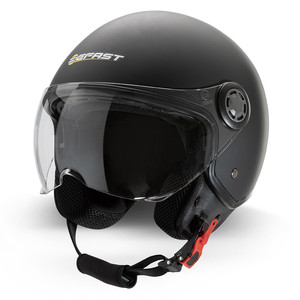 Casco Befast Rapid II Jet doble visera negro mate XXL - Product Image 1