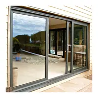 ABYAT-puertas correderas de vidrio de aluminio para balcón, puertas grandes y resistentes de alta calidad