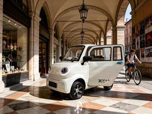 Yunlong <span class=keywords><strong>Q5</strong></span> Mini Auto Eléctrico de Baja Velocidad, Vehículo Eléctrico Homologado EEC L6e para Pasajeros Sin Licencia de Conducir - Product Image 4