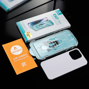 ชุดติด<span class=keywords><strong>ฟิล์ม</strong></span>กระจกนิรภัยแบบไม่ต้องใช้ฝุ่น <span class=keywords><strong>ติด</strong></span>ตั้งง่าย พร้อมอุปกรณ์ช่วย<span class=keywords><strong>ติด</strong></span> สำหรับโทรศัพท์มือถือ iPhone และ Samsung - Product Image 1