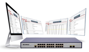 Mạng Cáp Quang Chuyển Đổi 24 Cổng GE + 2 * SFP Gigabit <span class=keywords><strong>Ethernet</strong></span> Websmart <span class=keywords><strong>SNMP</strong></span> Kết Hợp Giao Diện Điều Khiển Nms Quản Lý VLAN - Product Image 3