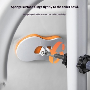 Support de main courante pour toilettes, Garde-corps de sécurité pour personnes âgées à domicile, Support d'aide pour siège de toilettes de salle de bain - Product Image 5