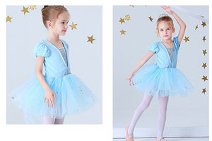 Colección <span class=keywords><strong>de</strong></span> Tutus <span class=keywords><strong>de</strong></span> Ballet <span class=keywords><strong>Frozen</strong></span>, Vestido <span class=keywords><strong>de</strong></span> Ballet <span class=keywords><strong>de</strong></span> Manga Corta <span class=keywords><strong>de</strong></span> Algodón <span class=keywords><strong>de</strong></span> la Princesa Elsa, Traje <span class=keywords><strong>de</strong></span> Actuación <span class=keywords><strong>de</strong></span> Anna para el Día del Niño - Product Image 3