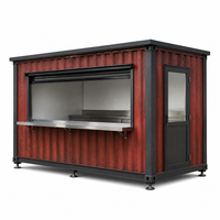 Maison mobile en acier léger avec murs en panneaux isolés et toit résistant aux intempéries