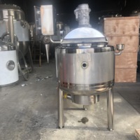 Cuve de fermentation et de mélange électrique Huashang en acier inoxydable avec agitateur horizontal pour cosmétiques