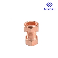 Conectores de Perno Partido de Cobre TJ 16-240MM2 de Fabricante para Puesta a Tierra de Latón/Cobre, Abrazaderas/Conectores de Perno para Conexión a Tierra