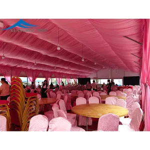 Barraca de casamento transparente com moldura de alumínio para 200 pessoas, laranjal transparente, tenda para festas e festas, restaurador de igrejas, feira comercial de eventos