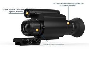 Megaorei NK007, lunette de vision nocturne couleur 4K avec réticule, rechargeable, <span class=keywords><strong>pour</strong></span> <span class=keywords><strong>la</strong></span> chasse et l'observation, 300 m - Product Image 2